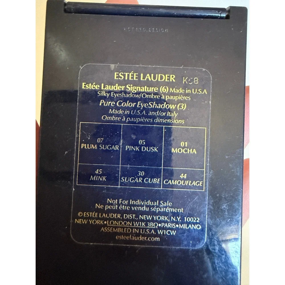 Estee Lauder Pure Color Eyeshadow Palette 9‎ Shades Plum Sugar Mocha K58